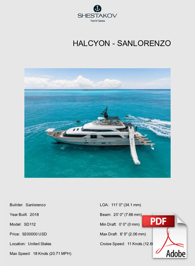 HALCYON - SD112 - 2018