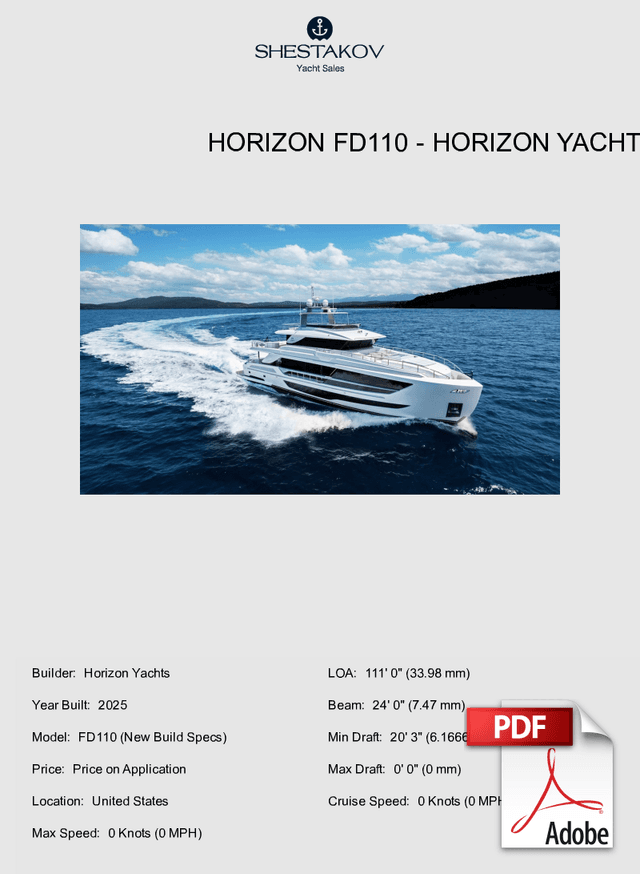 Horizon FD110 - FD110 (New Build Specs) - 2025