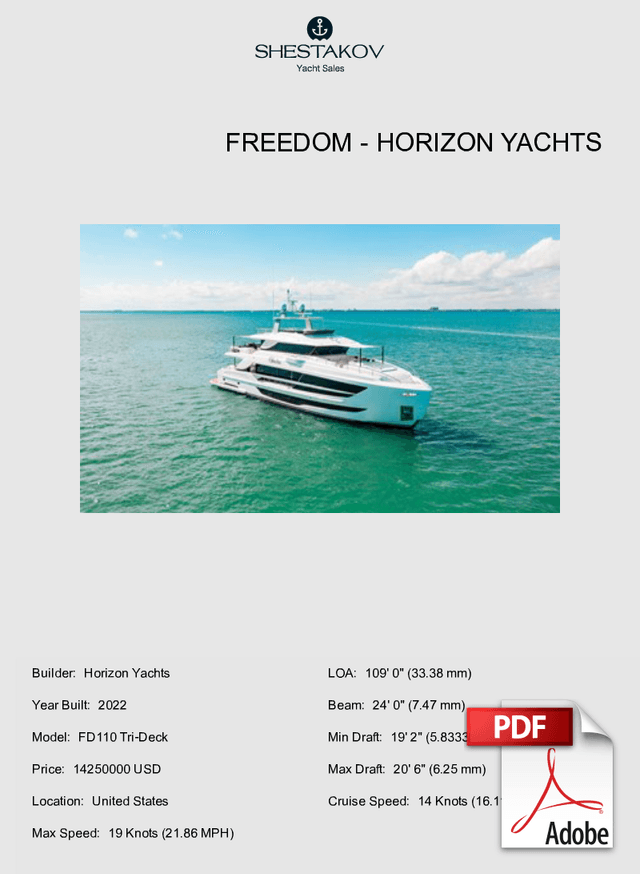 FREEDOM - FD110 Tri-Deck - 2023