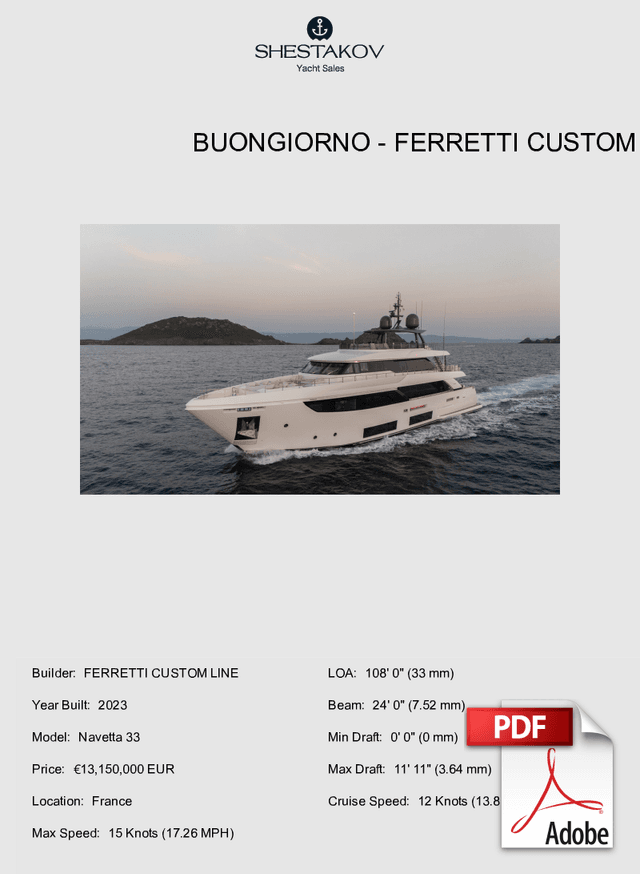 BUONGIORNO - Navetta 33 - 2023