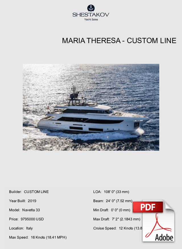 Maria Theresa - Navetta 33 - 2019