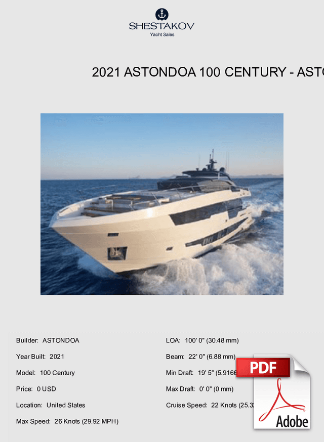 2021 Astondoa 100 Century - 100 Century - 2021