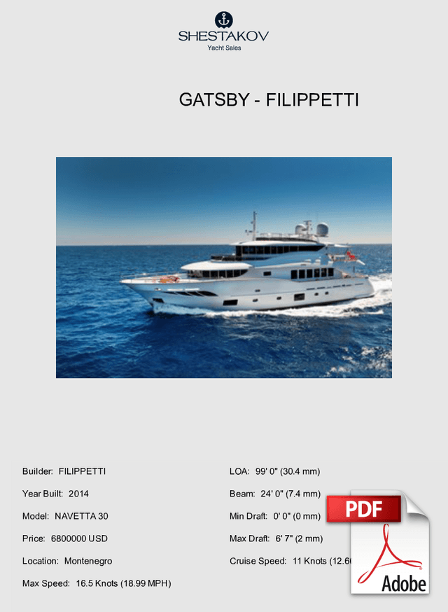 GATSBY - NAVETTA 30 - 2014