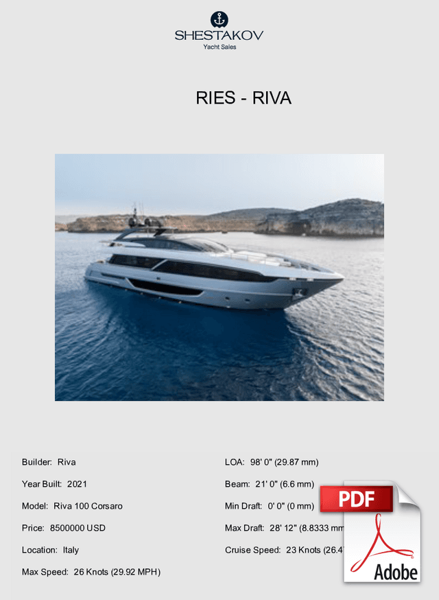 RIES - Riva 100 Corsaro - 2021