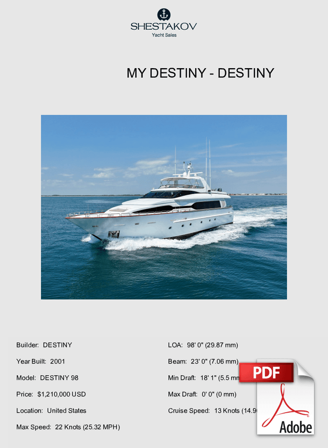 My Destiny - DESTINY 98 - 2001