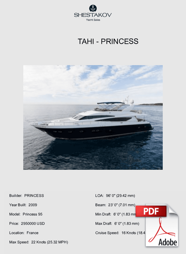 TAHI - Princess 95 - 2009