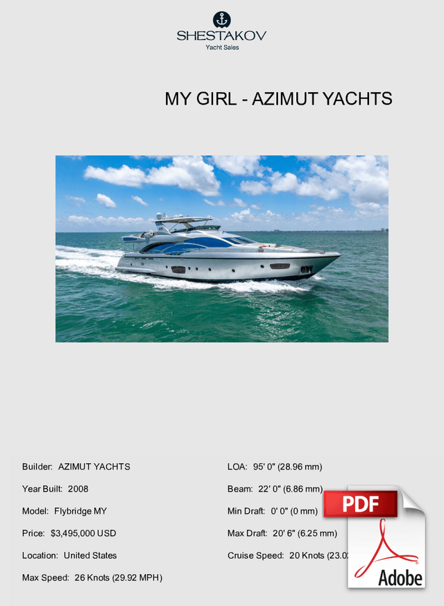 MY GIRL - Flybridge MY - 2008