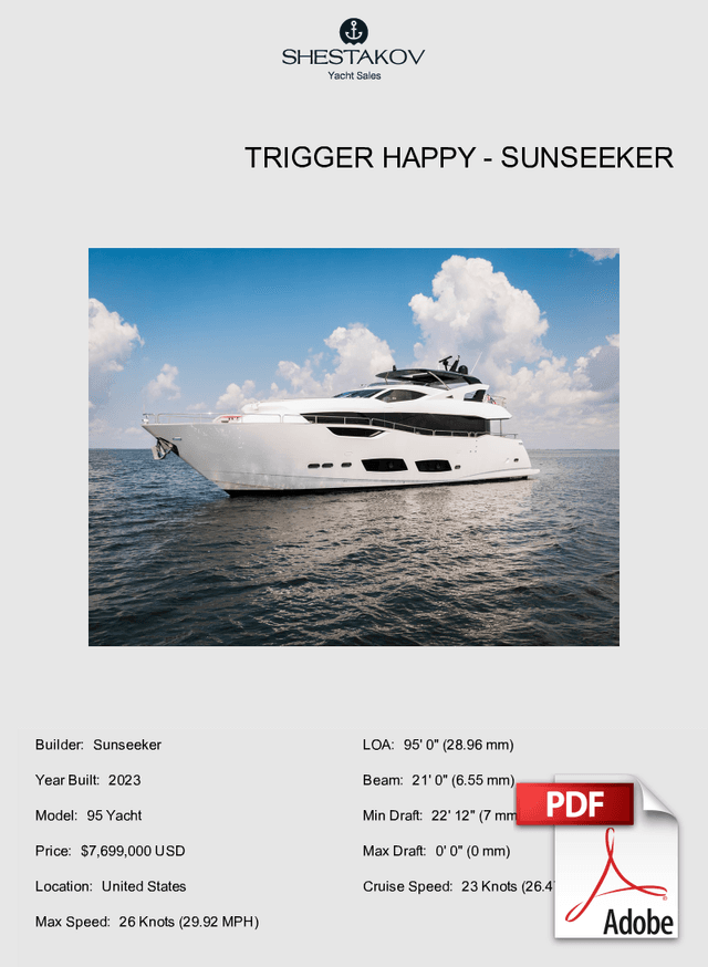 Trigger Happy - 95 Yacht - 2023