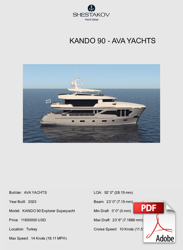 KANDO 90 - KANDO 90 Explorer Superyacht - 2025