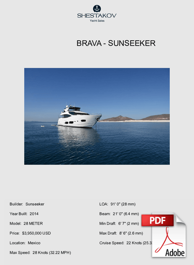 BRAVA - 28 METER - 2014