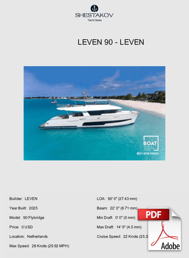 LeVen 90 - 90 Flybridge - 2025