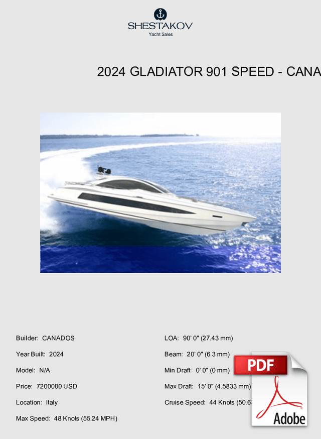 2024 GLADIATOR 901 SPEED - N/A - 2024