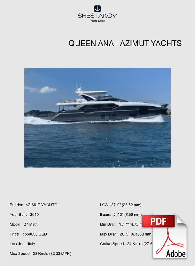 Queen Ana - 27 Metri - 2019