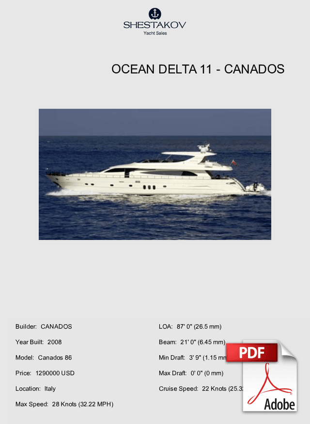 OCEAN DELTA 11 - Canados 86 - 2008