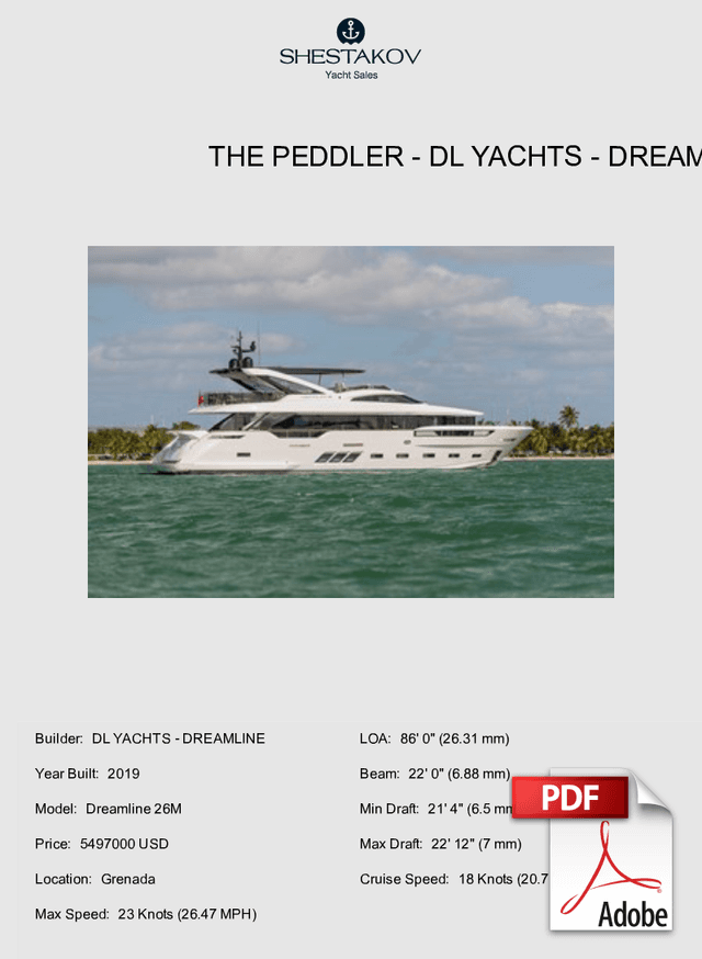 THE PEDDLER - Dreamline 26M - 2019