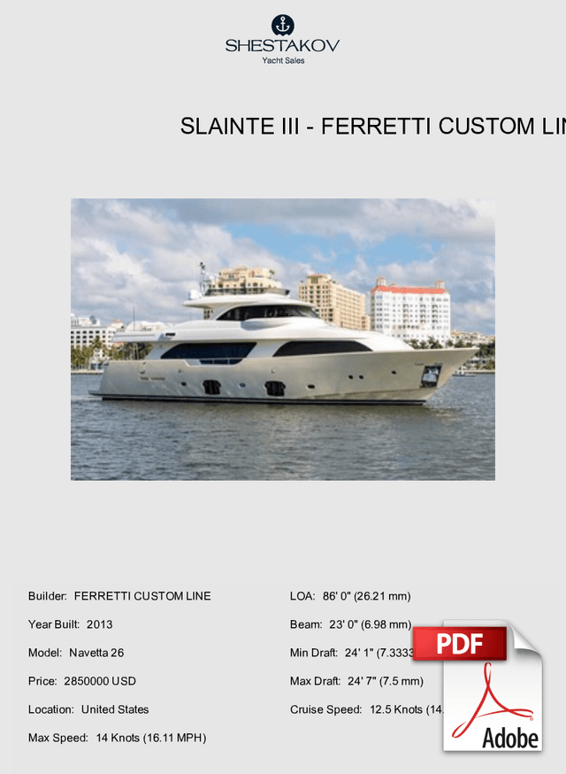 SLAINTE III - Navetta 26 - 2013