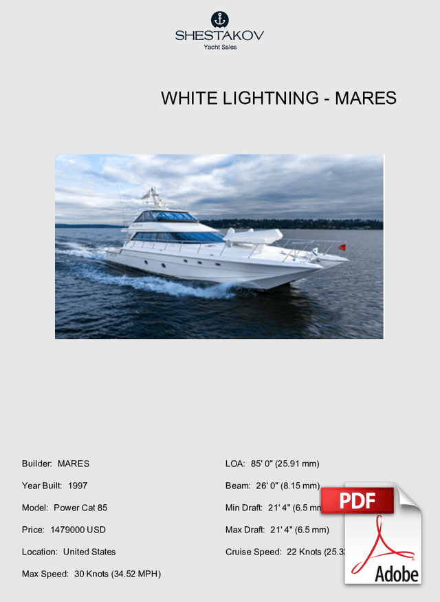 White Lightning - Power Cat 85 - 1997