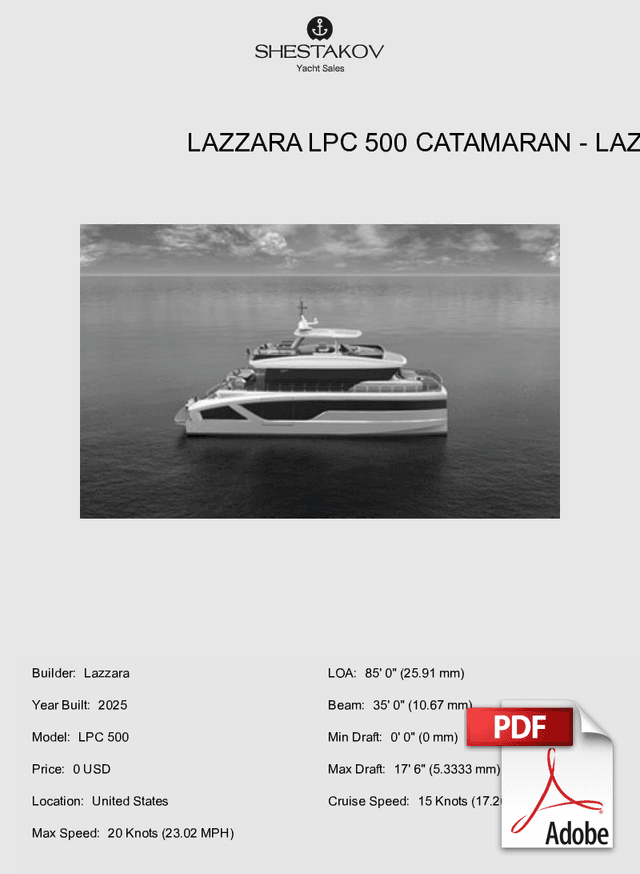 Lazzara LPC 500 CATAMARAN - LPC 500 - 2026