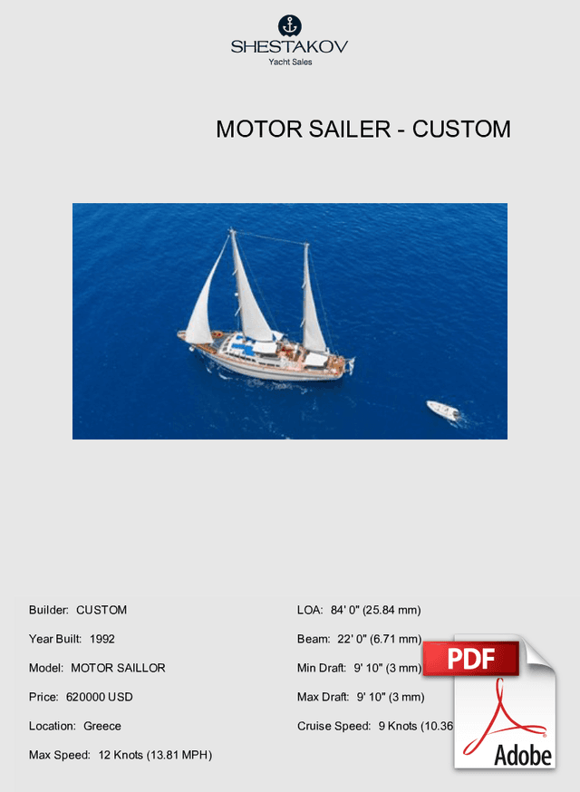 MOTOR SAILER - MOTOR SAILLOR - 1992