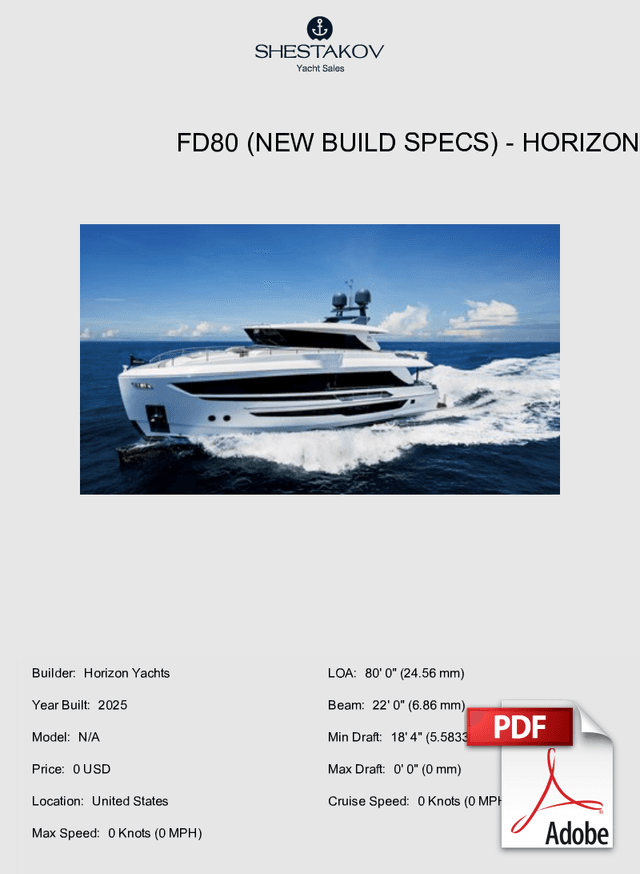 FD80 (NEW BUILD SPECS) - N/A - 2025