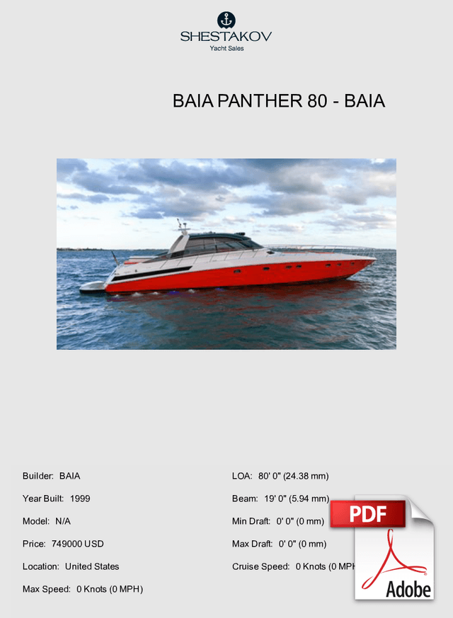 Baia PANTHER 80 - N/A - 1999