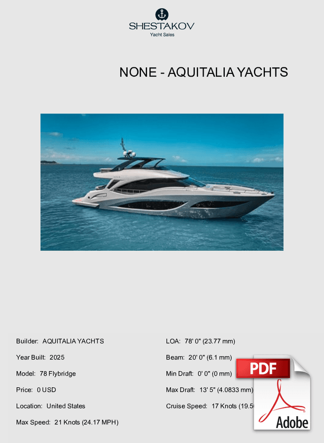 none - 78 Flybridge - 2025