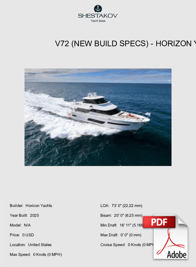 V72 (NEW BUILD SPECS) - N/A - 2025