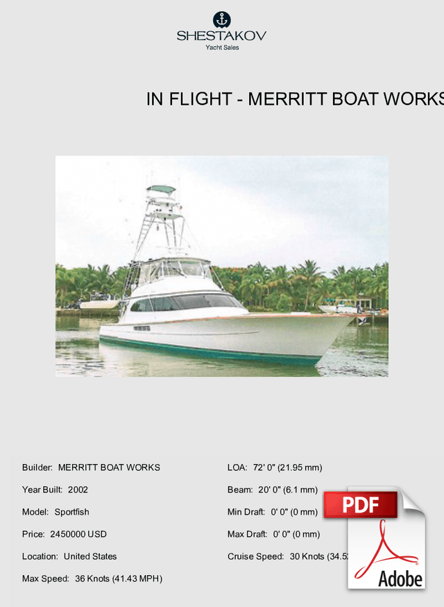 IN FLIGHT - Sportfish - 2002