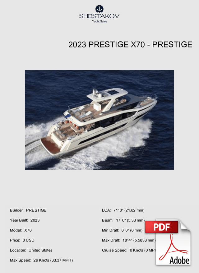 2023 Prestige X70 - X70 - 2023