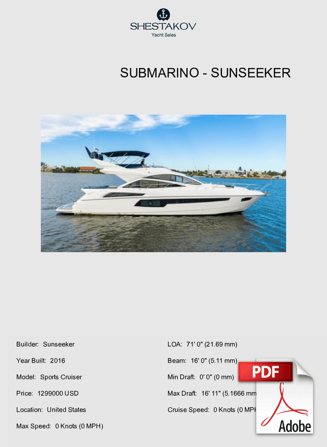 Submarino - Sports Cruiser - 2016