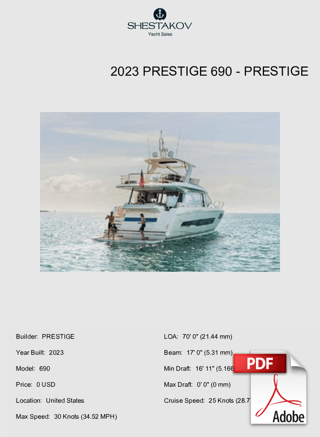 2023 Prestige 690 - 690 - 2023