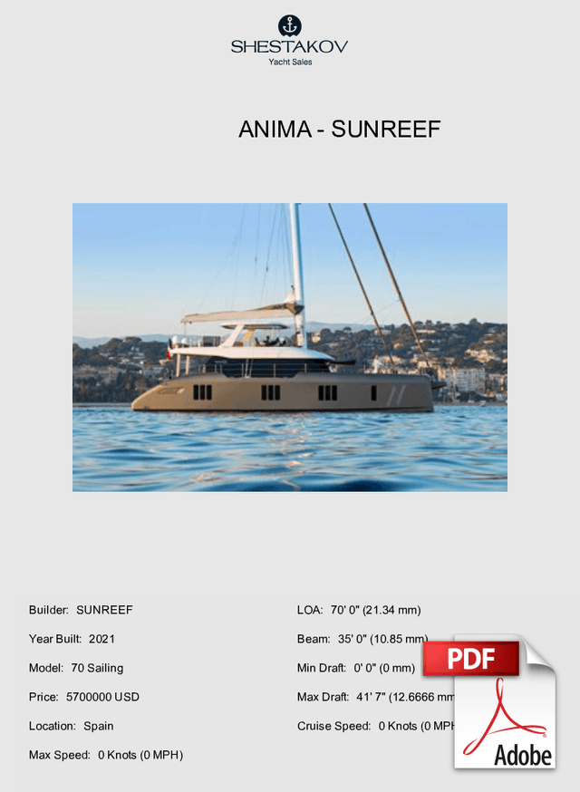 ANIMA - 70 Sailing - 2021