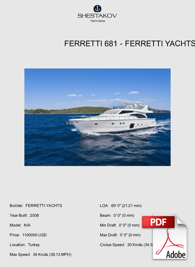 FERRETTI 681 - N/A - 2008