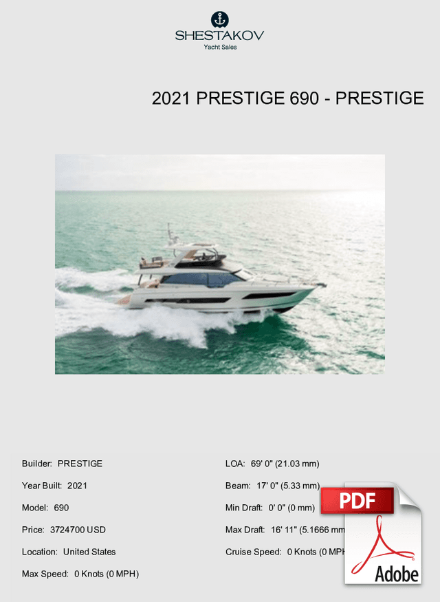 2021 Prestige 690 - 690 - 2021