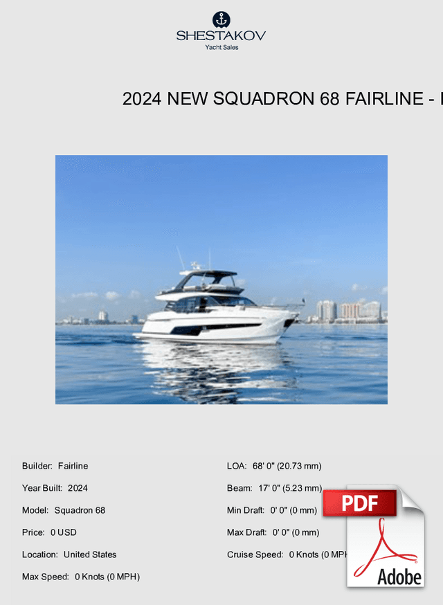 2024 NEW SQUADRON 68 FAIRLINE - Squadron 68 - 2024