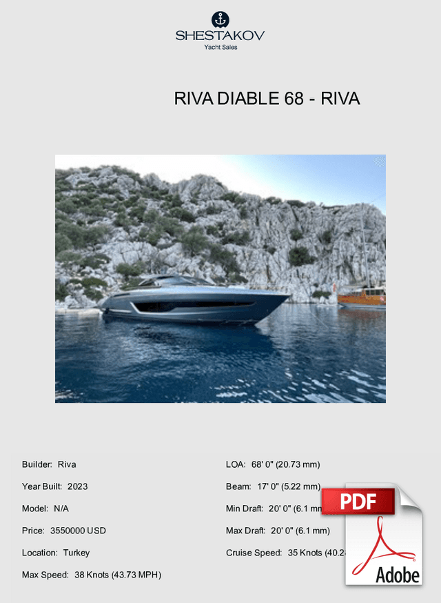 RIVA DIABLE 68 - N/A - 2023