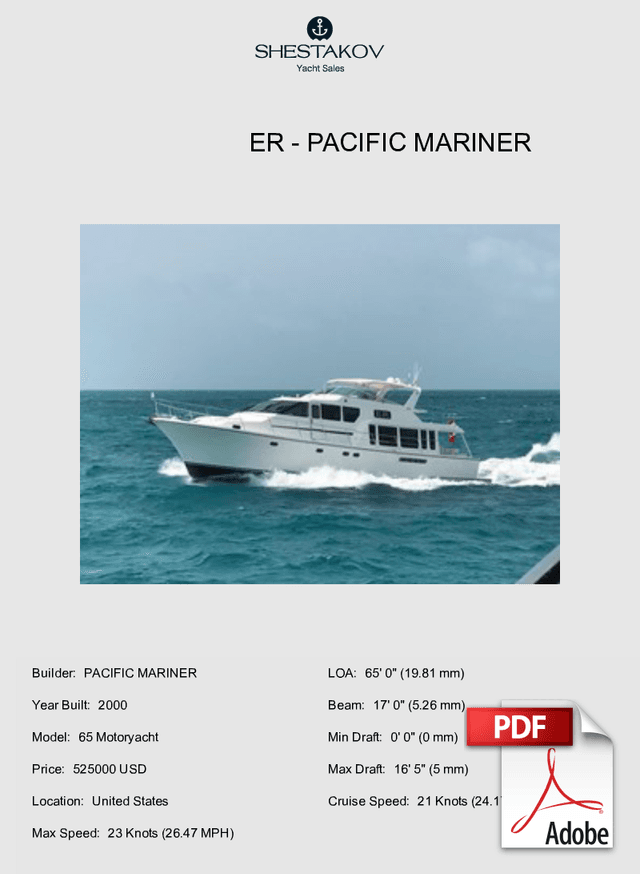 ER - 65 Motoryacht - 2000