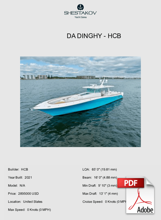 DA DINGHY - N/A - 2021