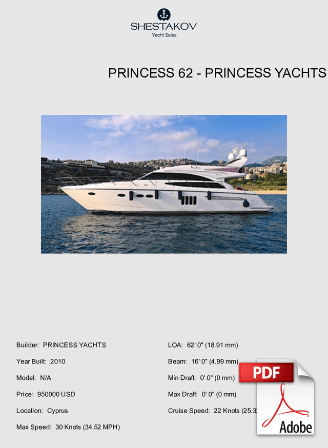 Princess 62 - N/A - 2010