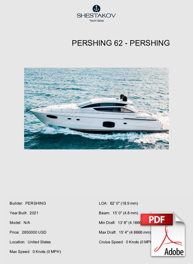 PERSHING 62 - N/A - 2021