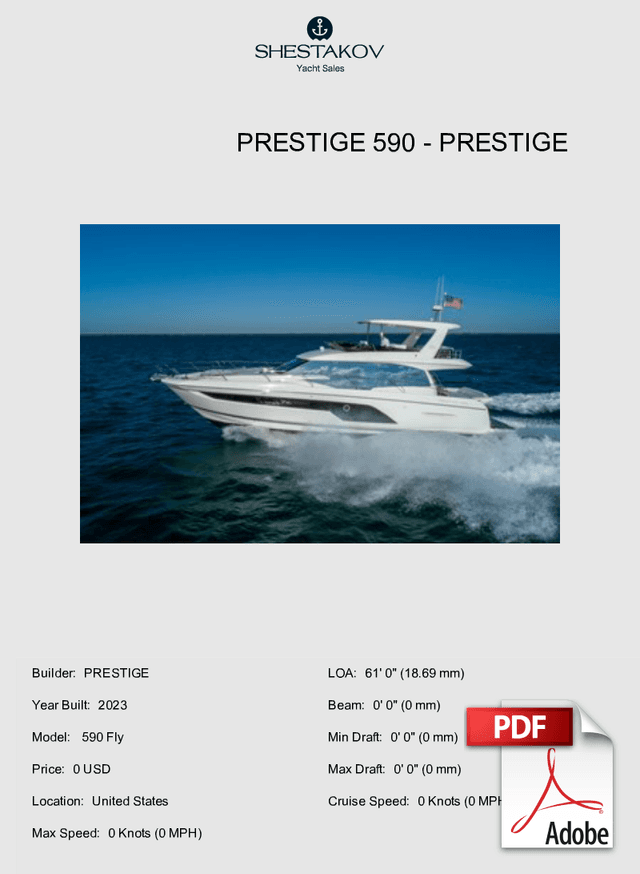 Prestige 590 -  590 Fly - 2024