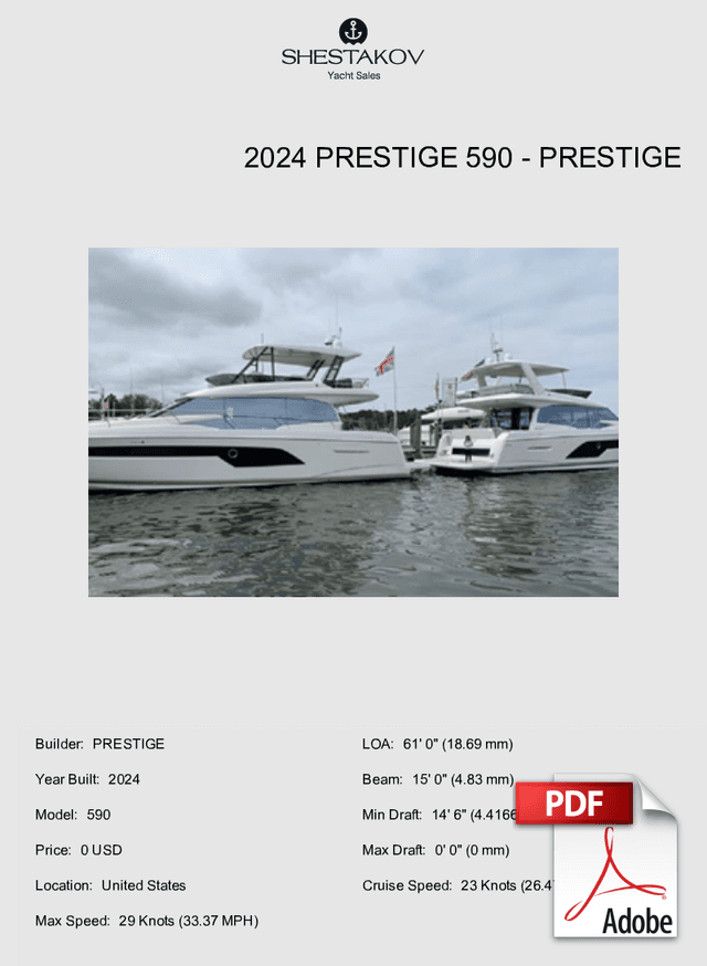 2024 Prestige 590 - 590 - 2024