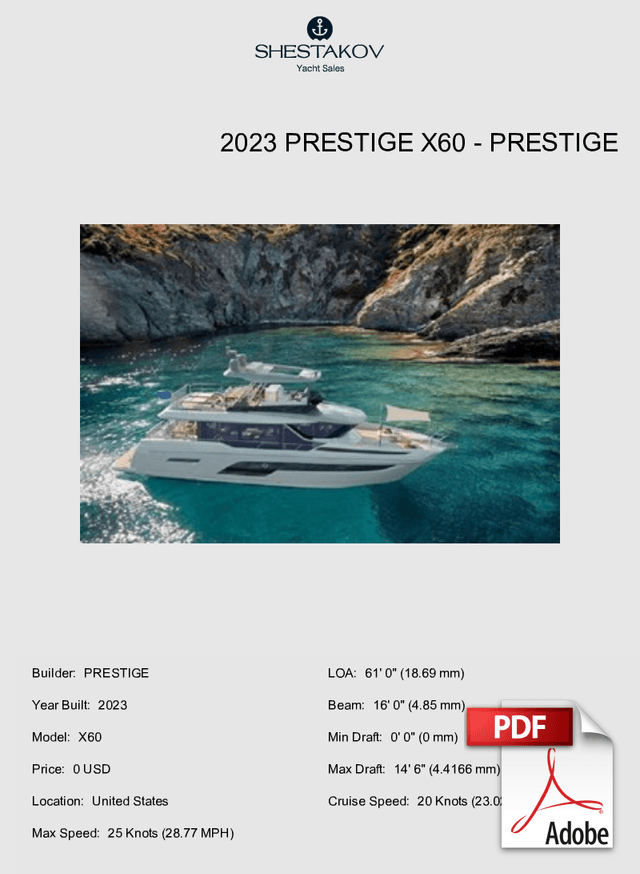 2023 Prestige X60 - X60 - 2023