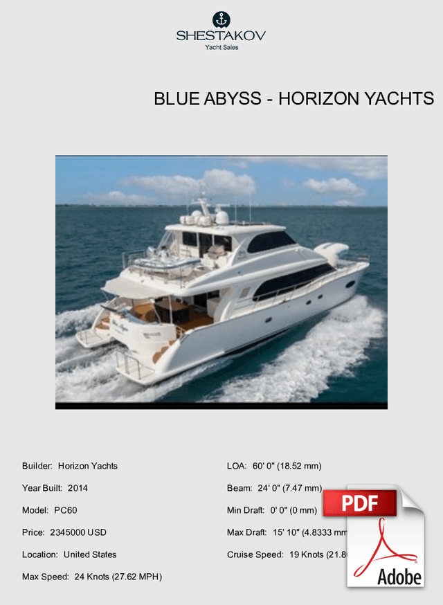  Blue Abyss - PC60 - 2014