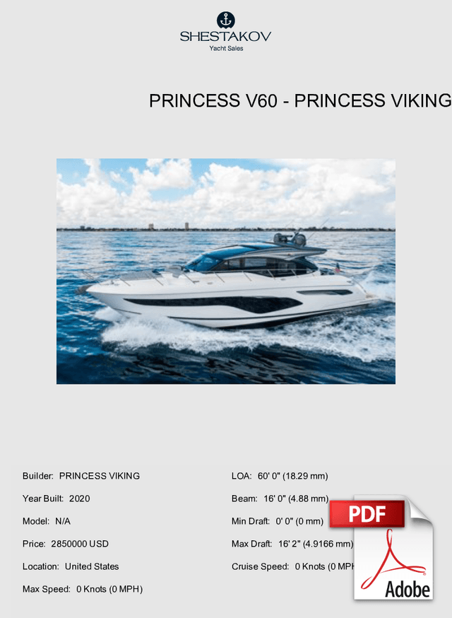 Princess V60 - N/A - 2020