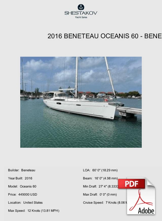 2016 Beneteau Oceanis 60 - Oceanis 60 - 2016