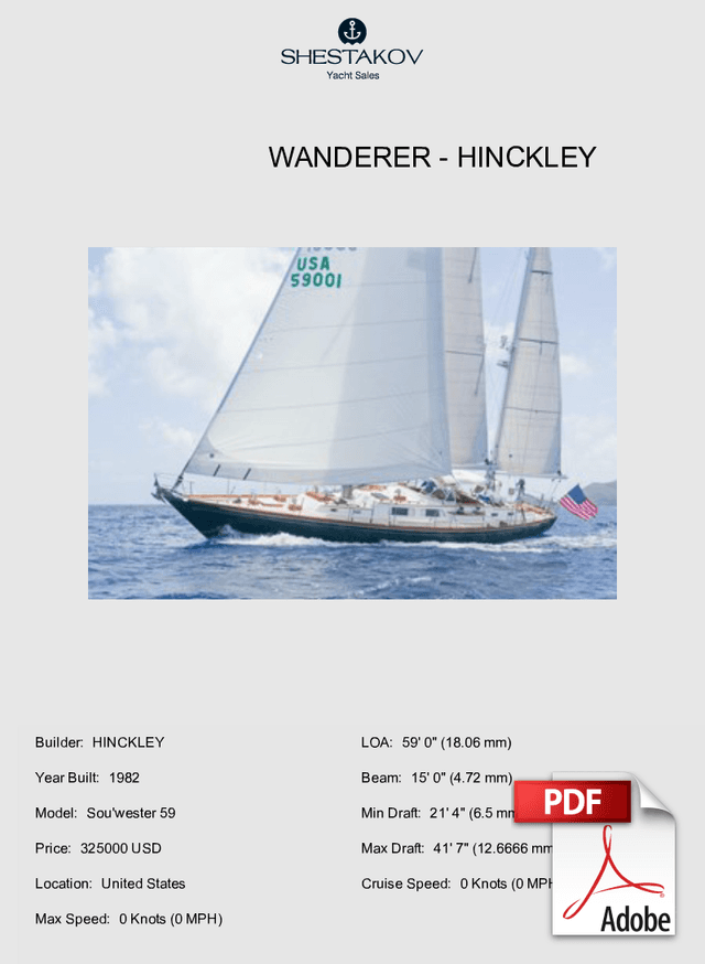 Wanderer - Sou'wester 59 - 1982