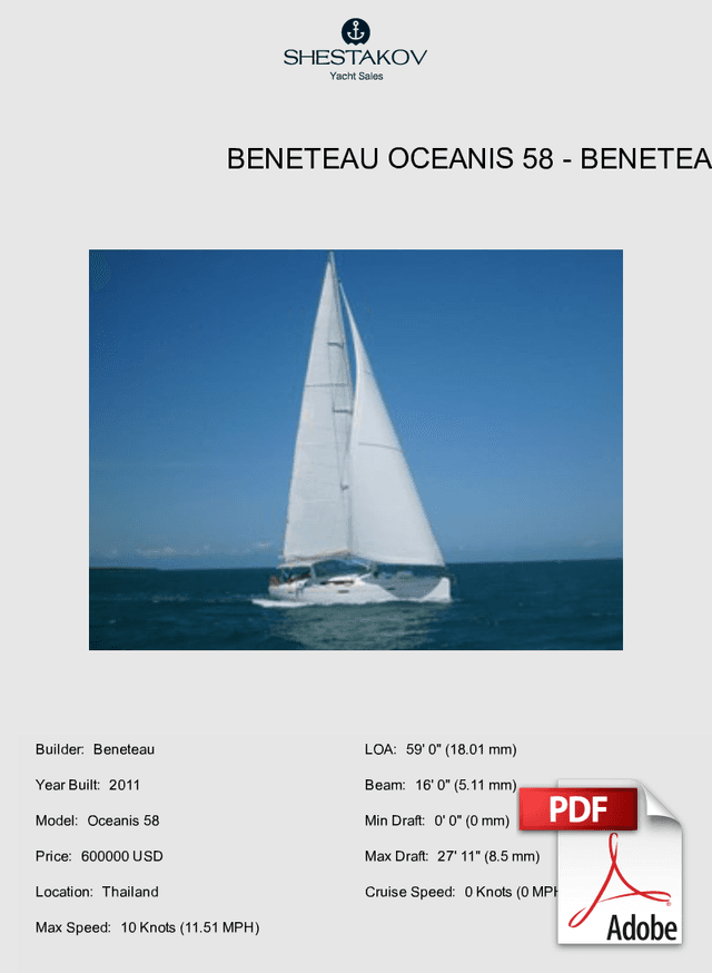 Beneteau Oceanis 58 - Oceanis 58 - 2011