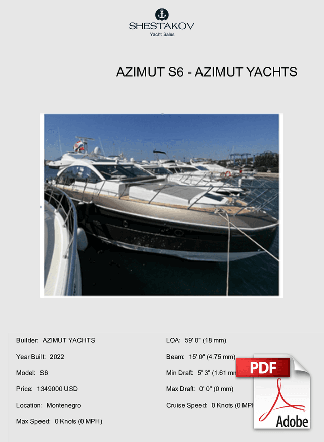 AZIMUT S6 - S6 - 2022