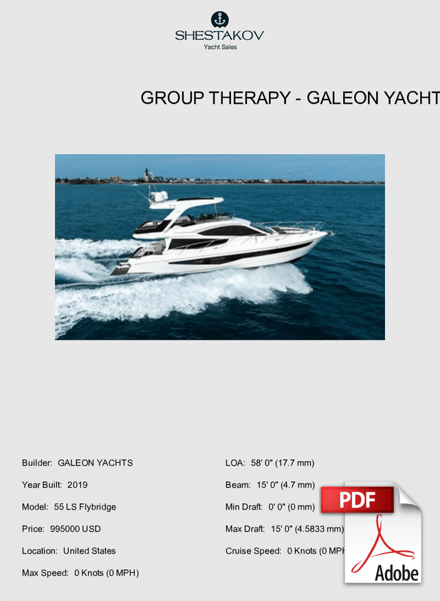 Group Therapy - 55 LS Flybridge - 2019